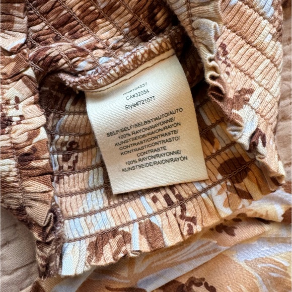 NWOT Anthropologie Tiny Valentina Long-Sleeve Printed Surplice Top, XS - Picture 6 of 11